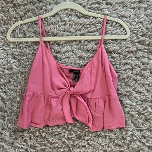 Forever21 Pink Crop Top